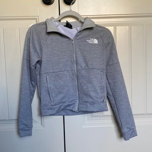 North Face Cropped Zip Up